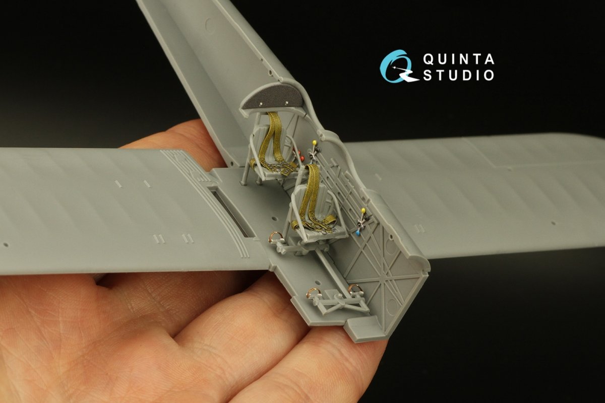 Intérieur imprimé en 3D et coloré sur papier décalcomanie Quinta Studio QD48329 Po-2VS (ICM) 1/48 – Bild 8