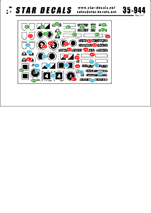 Star Decals 35-944 Centurions britanniques pendant la guerre de Corée 1/35 – image 3
