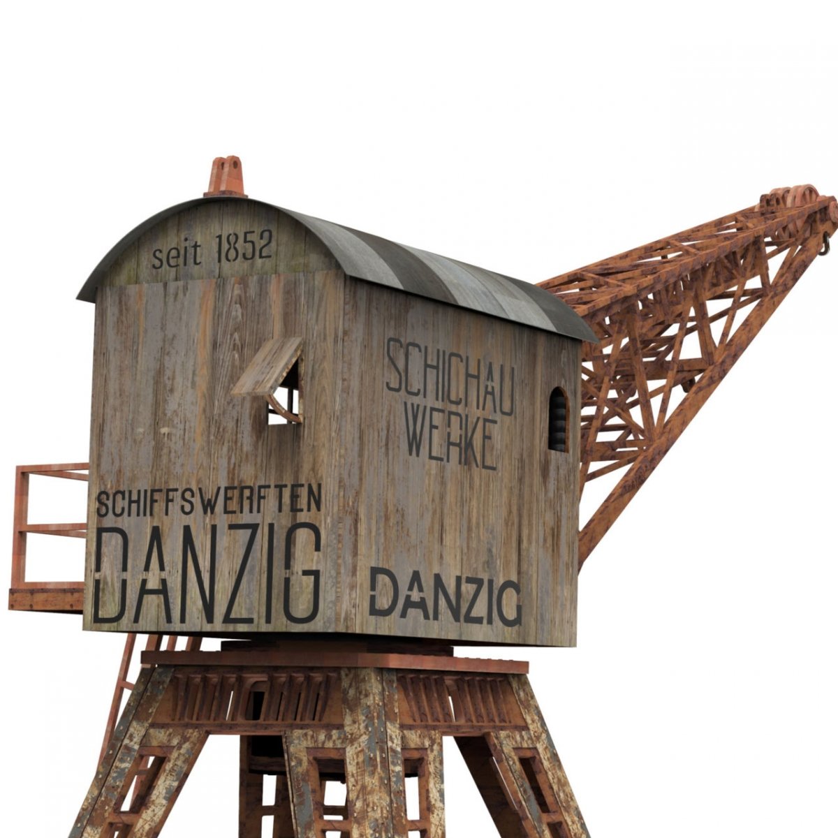 RT-Diorama 35311 Grue portuaire 1/35, échelle 1/12 – immagine 10
