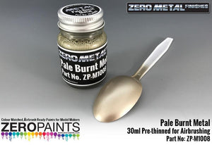 Peinture métal brûlé pâle Zero Paints ZP-M1008 - 30 ml - Zero Metal Finishes