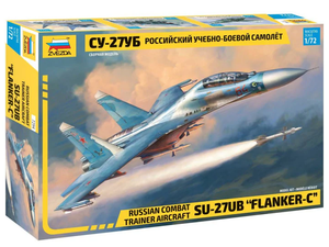 Zvezda 7294 Su-27UB Flanker-C Avion d&amp;#39;entraînement au combat russe 1/72