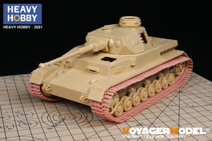 Heavy Hobby PT35012 Chenilles Winterketten allemandes Pz.III/IV de la Seconde Guerre mondiale, modèle B, échelle 1/35 – immagine 3