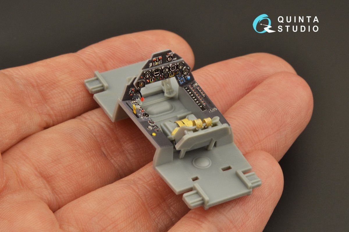 Intérieur imprimé en 3D et coloré sur papier décalcomanie Quinta Studio QD48268 Ta 152C (Hobby Boss) 1/48 – image 10
