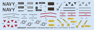 Eduard D48104 F-14A Tempête du désert TAMIYA 1/48 – image 3