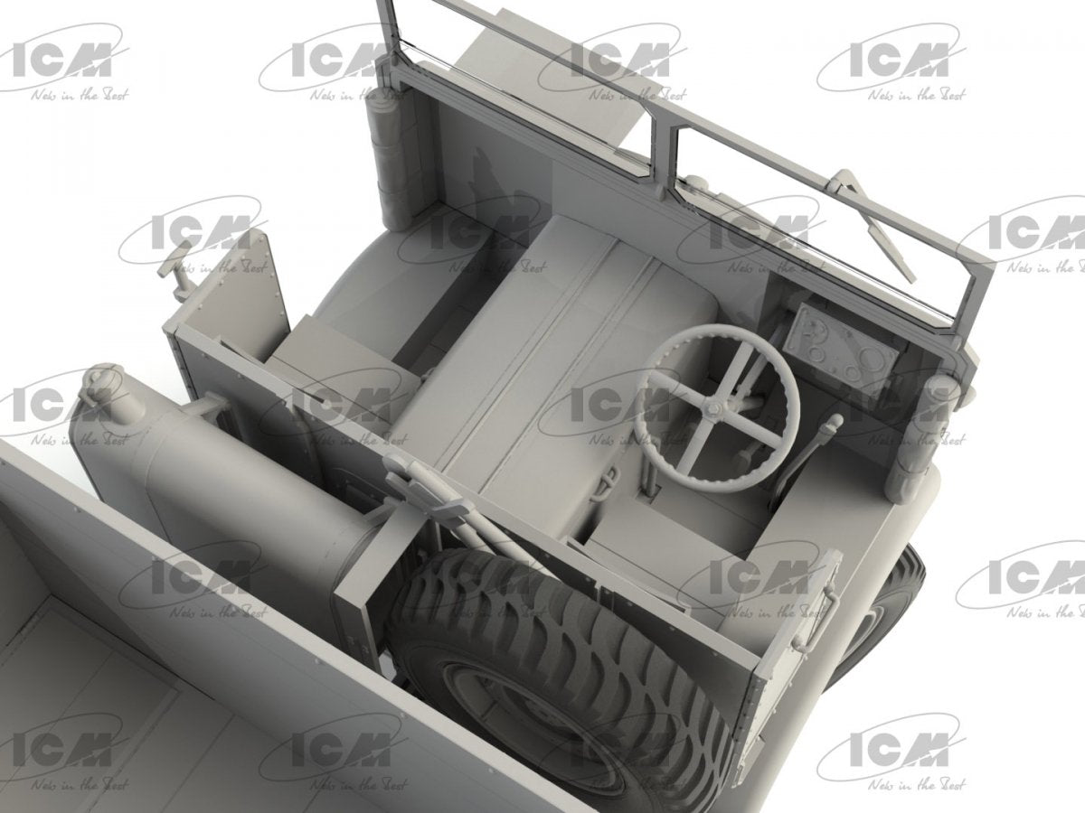 ICM 35600 Leyland Retriever Camion britannique de service général de la Seconde Guerre mondiale, échelle 1/35 – imagen 9