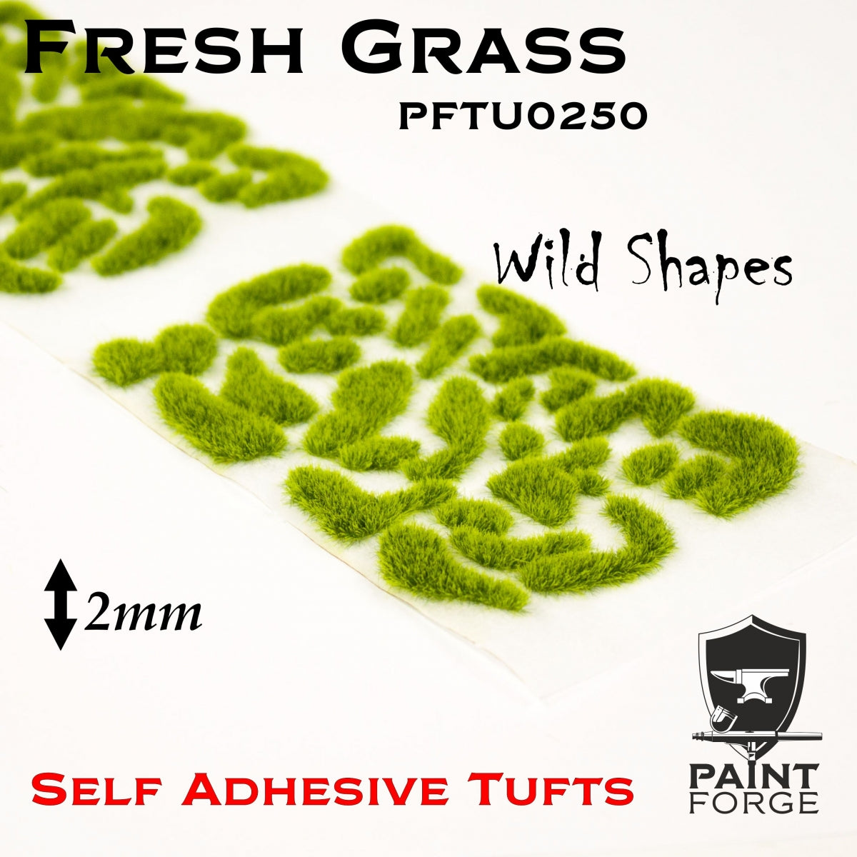 Touffes Paint Forge PFTU0250 : Herbe fraîche sauvage 2 mm