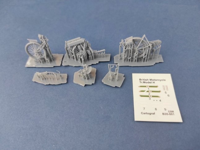 Copper State Models B35-001 Moto britannique Tr.Model H 1/35 – imagen 3