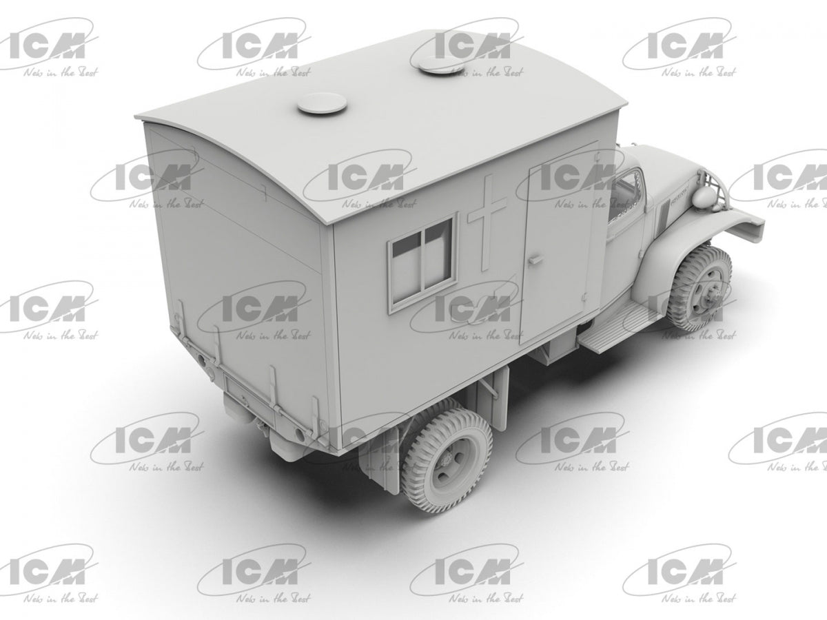 ICM 35586 Chapelle mobile de l&amp;#39;armée britannique de la Seconde Guerre mondiale, échelle 1/35 – image 5