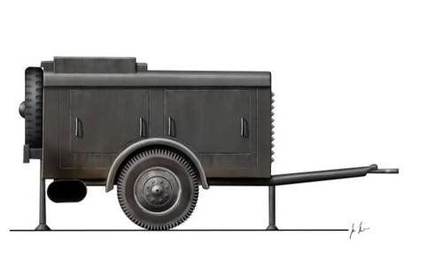 Compresseur d'air allemand CMK 8038 1/48