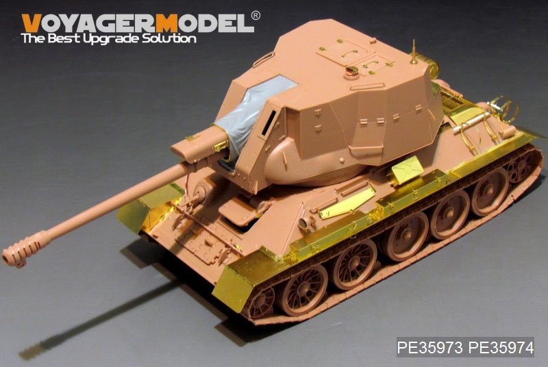 Maquette Voyager PE35973 T-34/122 SPG égyptien de base pour RFM 5013 1/35 – immagine 9