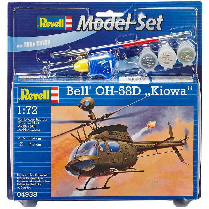 Maquette Revell 64938 Bell Oh-58D Kiowa au 1/72