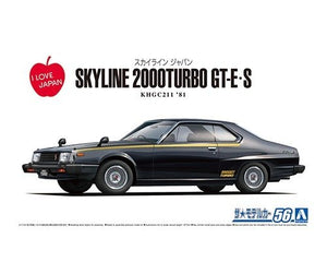 Aoshima 06108 Nissan KHGC211 Skyline HT2000TURBO GT-ES &amp;#39;81 1/24