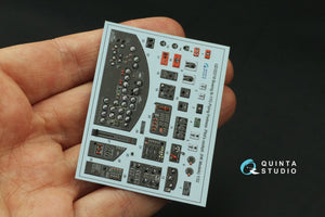 Quinta Studio QD32218 Compartiments du navigateur, du bombardier et des mitrailleurs latéraux et de queue du Boeing B-17G. Intérieur coloré imprimé en 3D (HK models) 1/32 – image 6