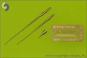 Master AM-48-075 SAAB JAS 39 Gripen - Tubes Pitot et sondes d&amp;#39;angle d&amp;#39;attaque (1/48)