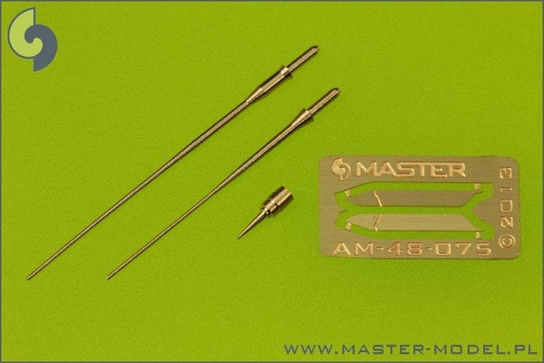 Master AM-48-075 SAAB JAS 39 Gripen - Tubes Pitot et sondes d&amp;#39;angle d&amp;#39;attaque (1/48)