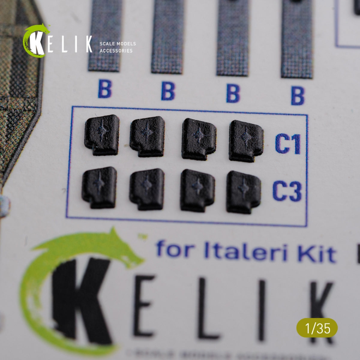 KELIK K35024 HUMVEE HMMWV M1036 avec TOW, version désert, décalcomanies 3D pour intérieur de maquette Italeri au 1/35 – image 7