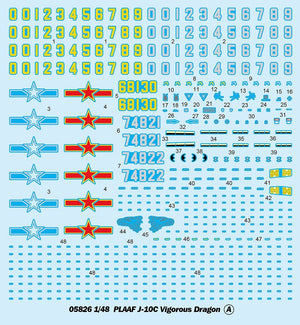 Trumpeter 05826 PLAAF J-10C Vigorous Dragon 1/48 – image 3