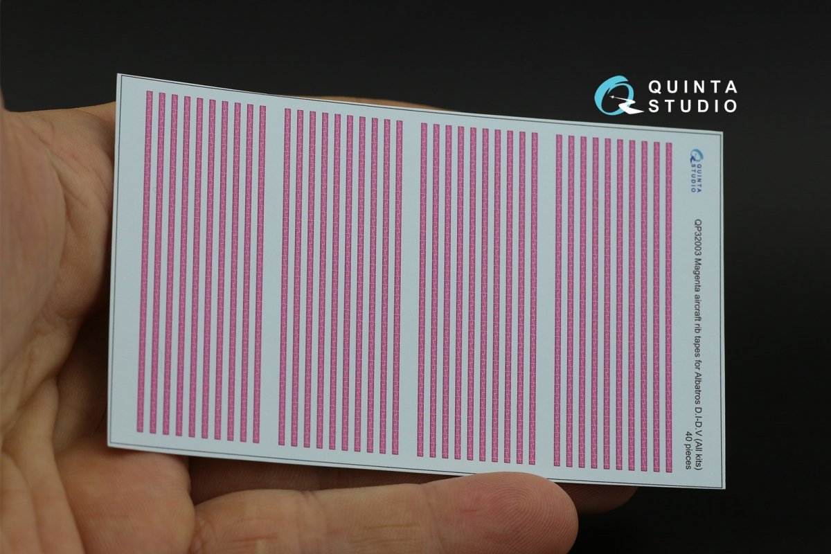 Quinta Studio QP32003 Rubans côtelés magenta Albatros DI-DV (Tous les kits) 1/32 – image 8