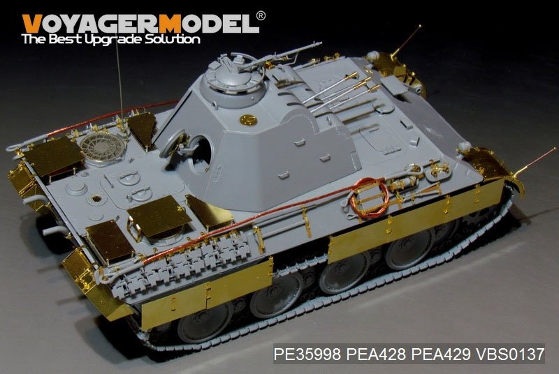 Maquette Voyager PE35998 FlaKPanzer V allemand de la Seconde Guerre mondiale, canon antiaérien FlaKvierling 20 mm MG 151/20, version de base pour TAKOM 2105 au 1/35 – image 10