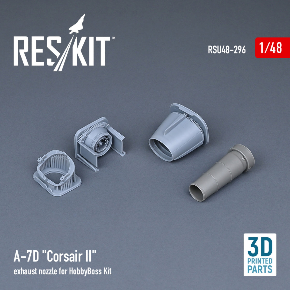 RESKIT RSU48-0296 A-7D « CORSAIR II » TUYAU D&amp;#39;ÉCHAPPEMENT POUR MAQUETTE HOBBYBOSS 1/48 – imagen 3