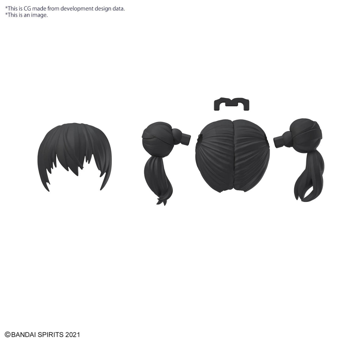 Bandai 67139 30MS OPTION PIÈCES DE COIFFURE VOL.10 TOUS LES 4 TYPES – image 4