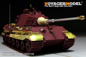 Maquette Voyager PE35874 Char King Tiger allemand de la Seconde Guerre mondiale (tourelle Hensehel) pour MENG 1/35 – Bild 2