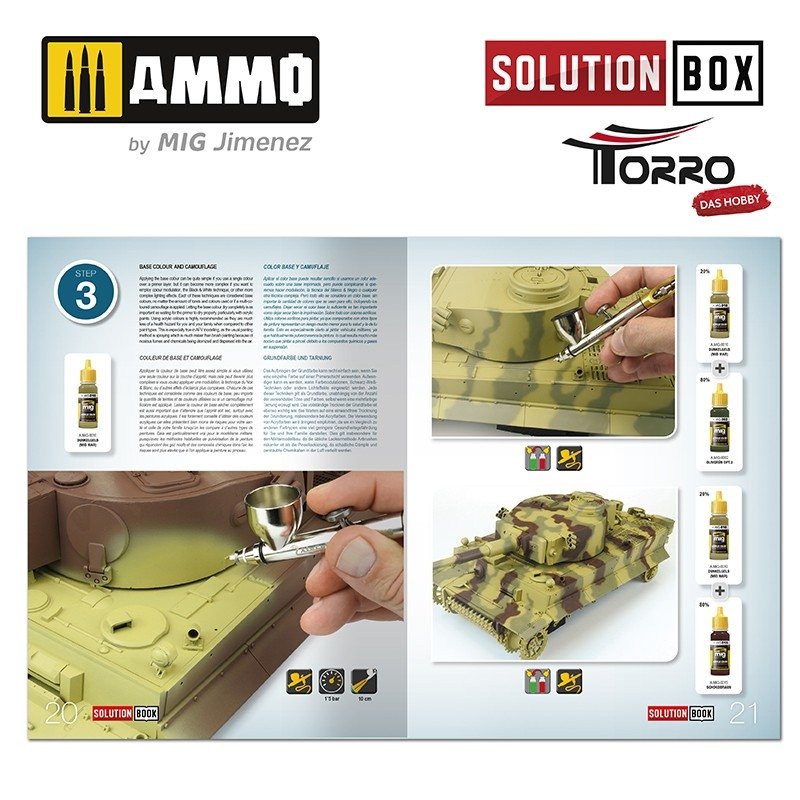 AMMO de Mig Jimenez 2414300001 Comment peindre des chars allemands de la Seconde Guerre mondiale - Livre de solutions – image 7