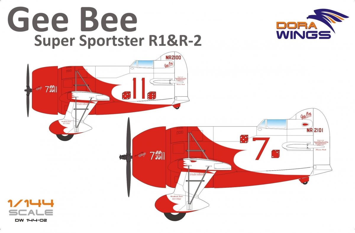 Dora Wings 14402 GeeBee Supersport R1 et R2 1/144