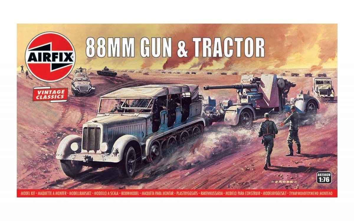 Airfix 02303V Canon de 88 mm et tracteur 1/76