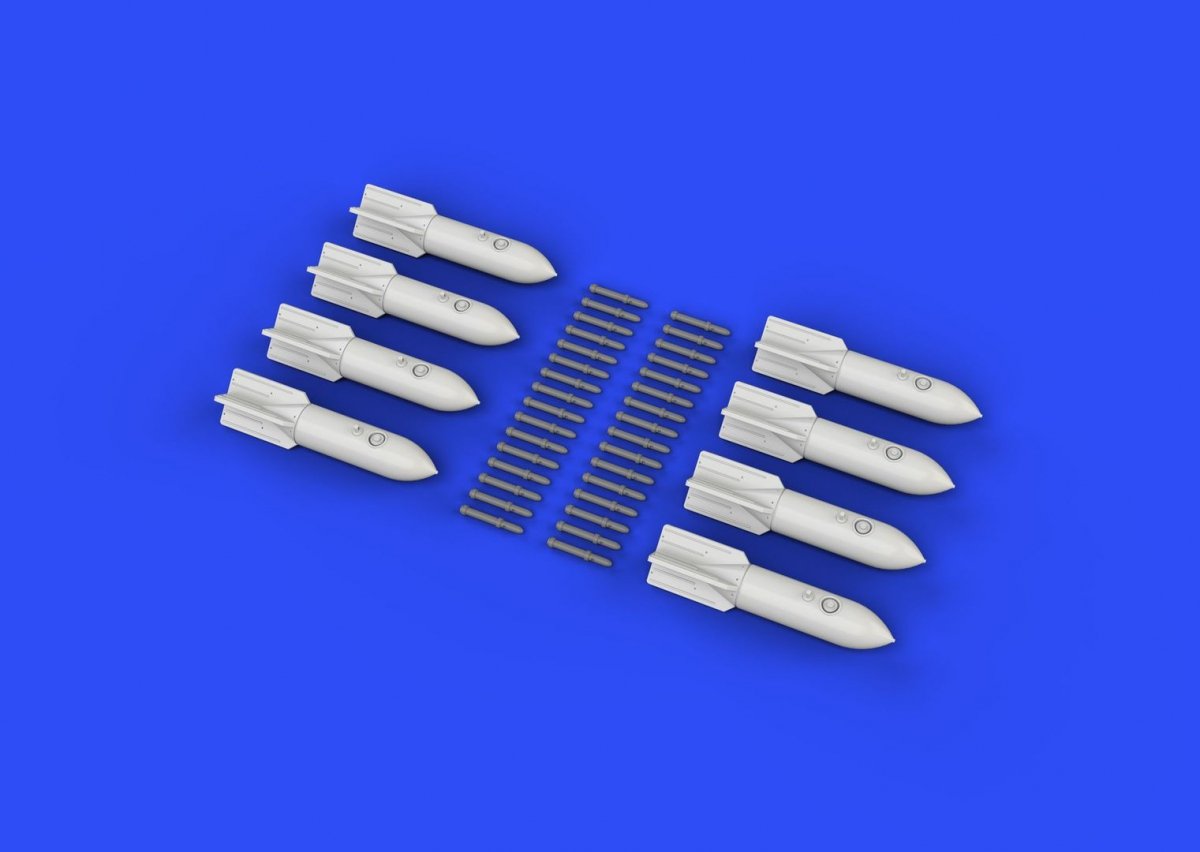 Eduard 648264 SC 50 bombes allemandes de la Seconde Guerre mondiale 1/48 – immagine 3