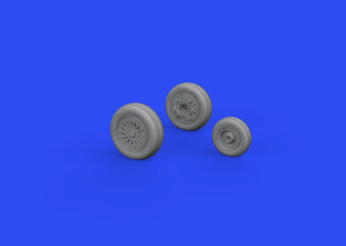 Roues Eduard 648707 F-16 (première version AMIYA 1/48) – Bild 2