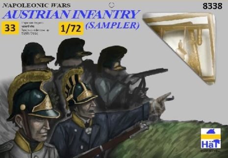 Chapeau 8338 Échantillon d&amp;#39;infanterie autrichienne napoléonienne 1/72