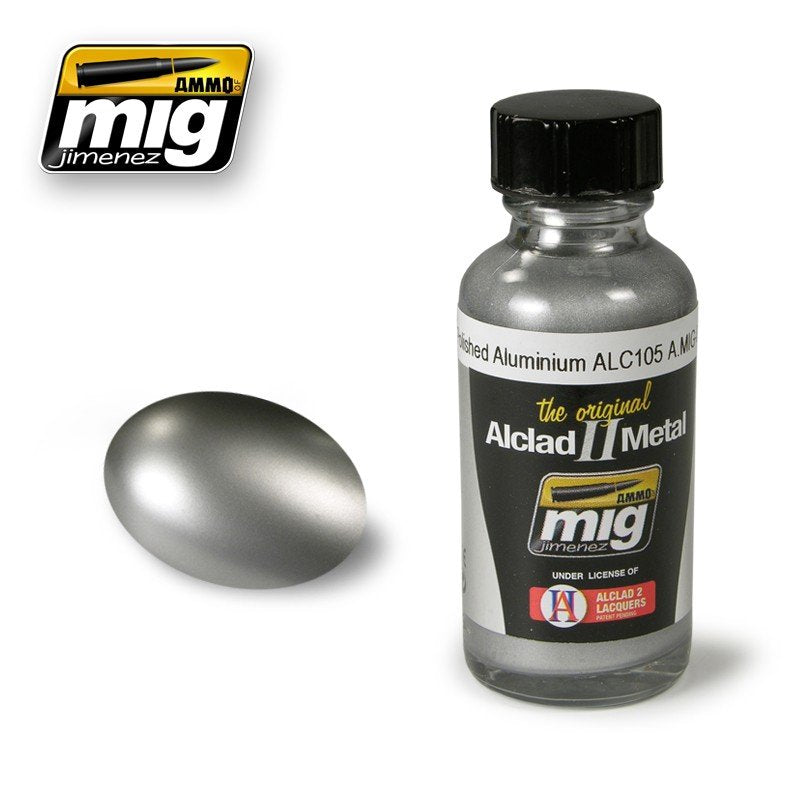Munitions de Mig Jimenez 8204 ALUMINIUM POLI ALC105 30ml