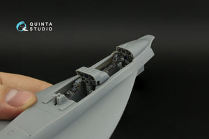 Intérieur imprimé en 3D et coloré sur papier décalcomanie Quinta Studio QDS-48374 F/A-18F (version initiale) (petite version) 1/48  – immagine 9