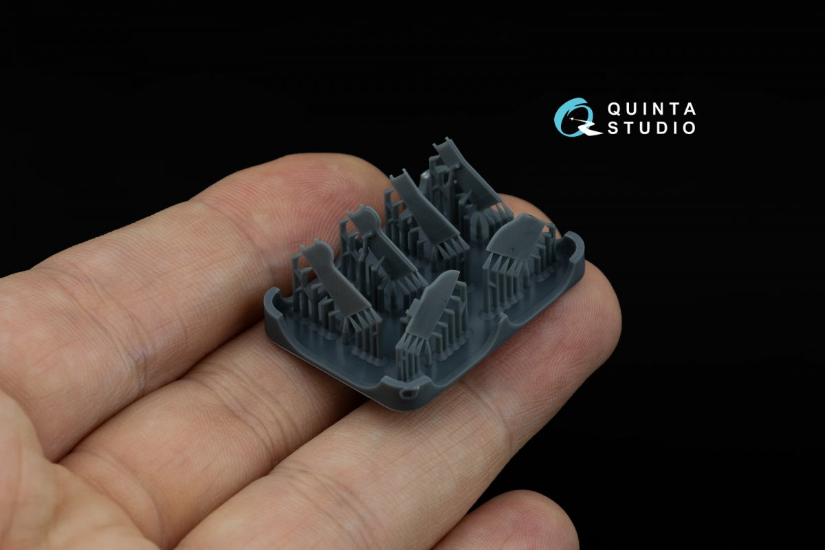 Quinta Studio QT72015 Yak-1 Housses de train de roulement (Zvezda) 1/72  – immagine 5