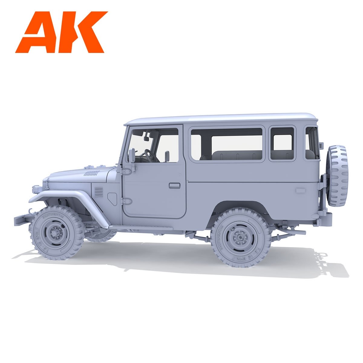 AK Interactive AK35001 FJ43 SUV AVEC TOIT RIGIDE 1/35 – Bild 6