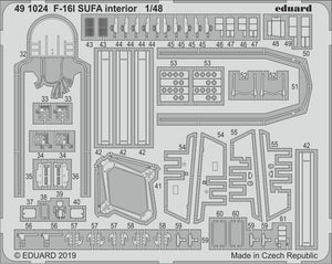 Eduard 491024 F-16I SUFA intérieur 1/48 HASEGAWA – immagine 2