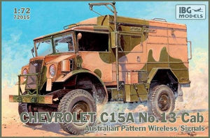 IBG 72015 Chevrolet C15A n° 13 Cabine Modèle australien Wirel 1/72