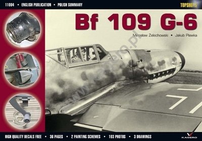 Kagero 11004 Bf 109 G-6 (sans décalcomanies) EN/PL