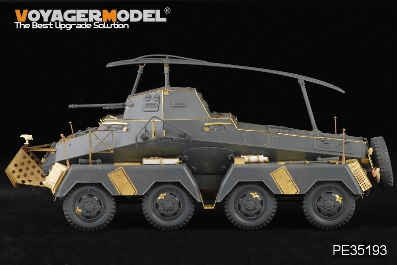 Maquette Voyager PE35193 Sd.Kfz.232 8 ROD allemand de la Seconde Guerre mondiale, version initiale, pour kit TAMIYA au 1/35 – image 8