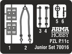 Arma Hobby 70016 PZL P.11c Ensemble Junior 1/72 – Bild 2