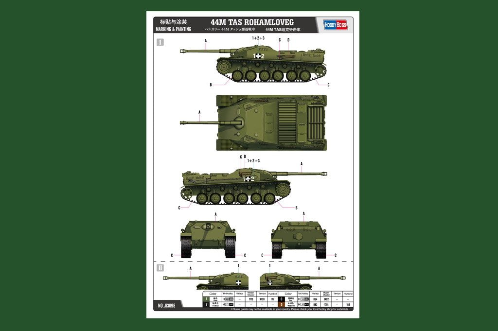 Hobby Boss 83898 44M TAS ROHAMLOVEG 1/35 – immagine 2