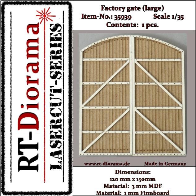 RT-Diorama 35939 Porte d'usine (grand format) 1/35