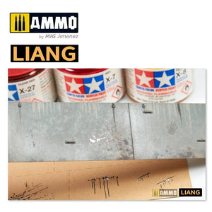 Pochoirs pour aérographe Liang 0005 Effets d&amp;#39;éclaboussures de sang – Bild 6