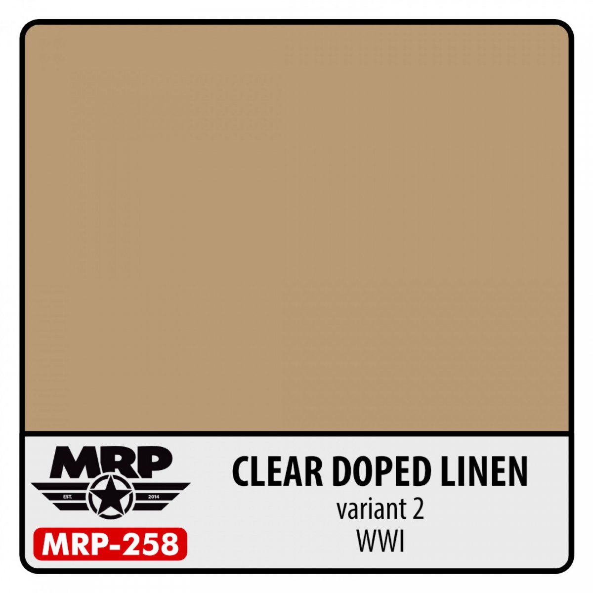 Mr. Paint MRP-258 Lin Enduit Transparent Variante 2 Première Guerre mondiale 30 ml