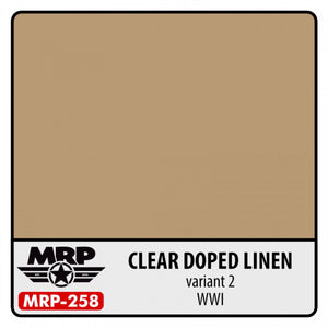 Mr. Paint MRP-258 Lin Enduit Transparent Variante 2 Première Guerre mondiale 30 ml