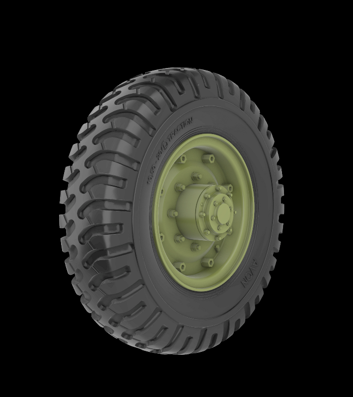 Panzer Art RE35-732 Roues de route Daimler AC (AVON) 1/35