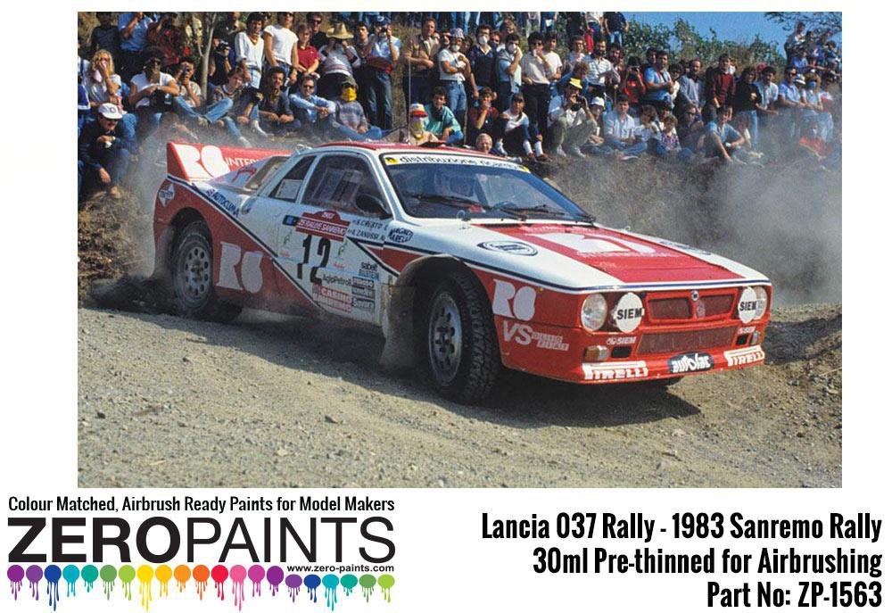 Peinture rouge Zero Paints ZP-1563 Lancia 037 Rally « Rallye de Sanremo 1983 » 30 ml – Bild 2