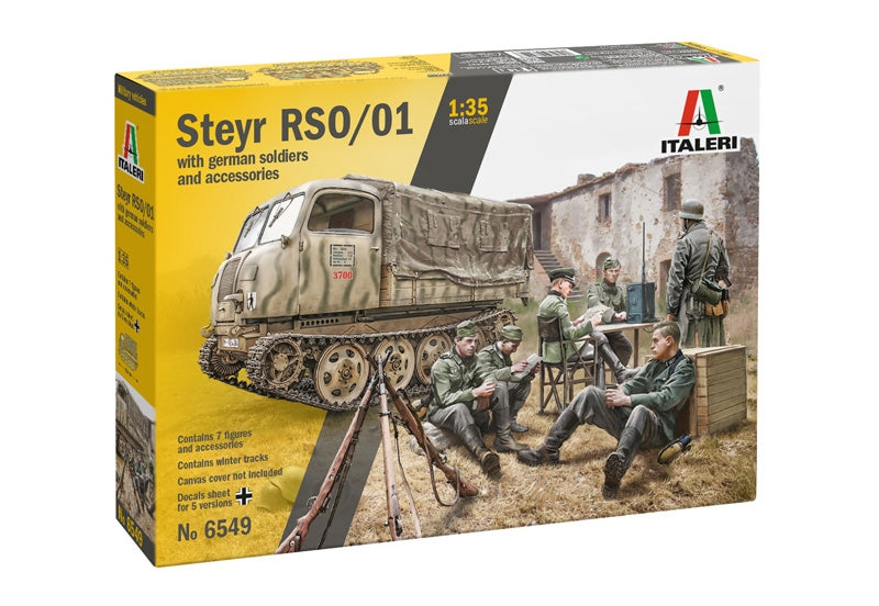 Italeri 6549 STEYR RSO/01 avec SOLDATS ALLEMANDS (1/35) – immagine 2