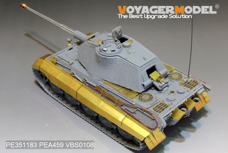Maquette Voyager PE351183 Char King Tiger allemand de la Seconde Guerre mondiale (tourelle Porsche) (pour kit DRAGON/ZVEZDA) 1/35 – imagen 7